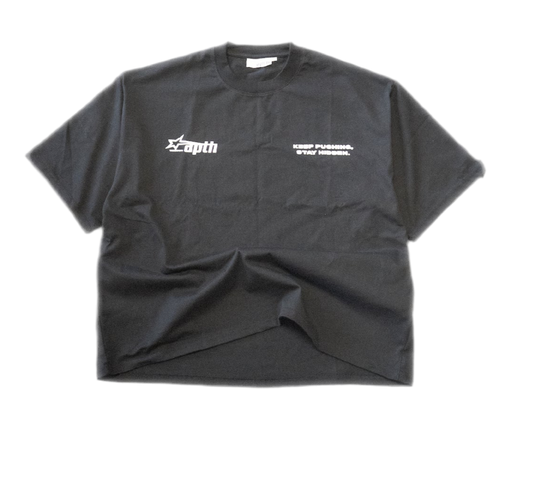BLACK SIGNATURE TEE
